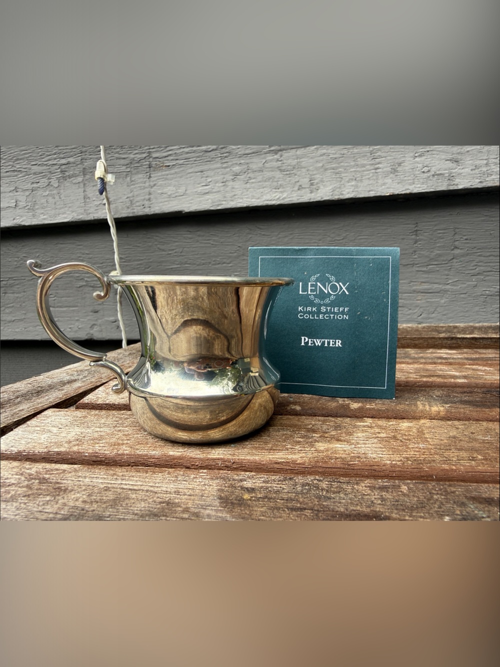 Lenox Silver-Tone Pewter 5oz Baby Cup